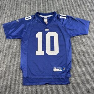 Vintage Eli Manning Jersey Youth Boys Medium 10-12 Blue New York Giants Reebok